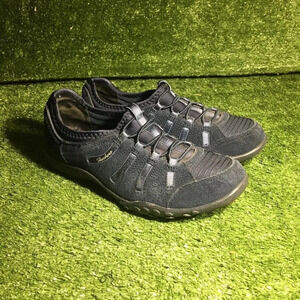 Womens Skechers size 6.5 22478 navy casual tennis shoe flat lightweight comfy